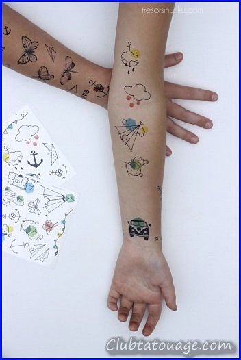 Dessins de tatouage avec signatures