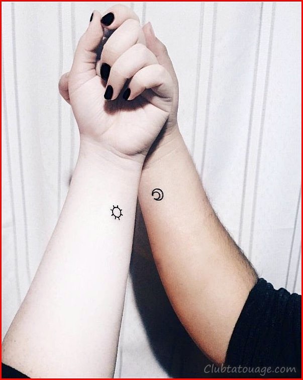 Petits tatouages d'amitié