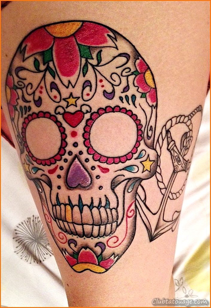 Idées de tatouage - Journée des tatouages de fille morte et de Phoenix
