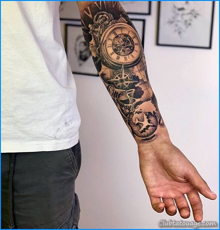 Tatouages idées - tatouages à bras discrète