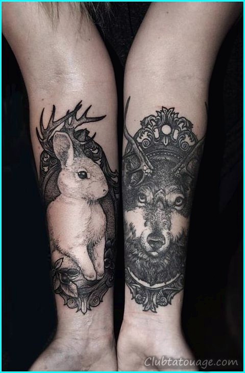 Tatouages d'animaux gothiques