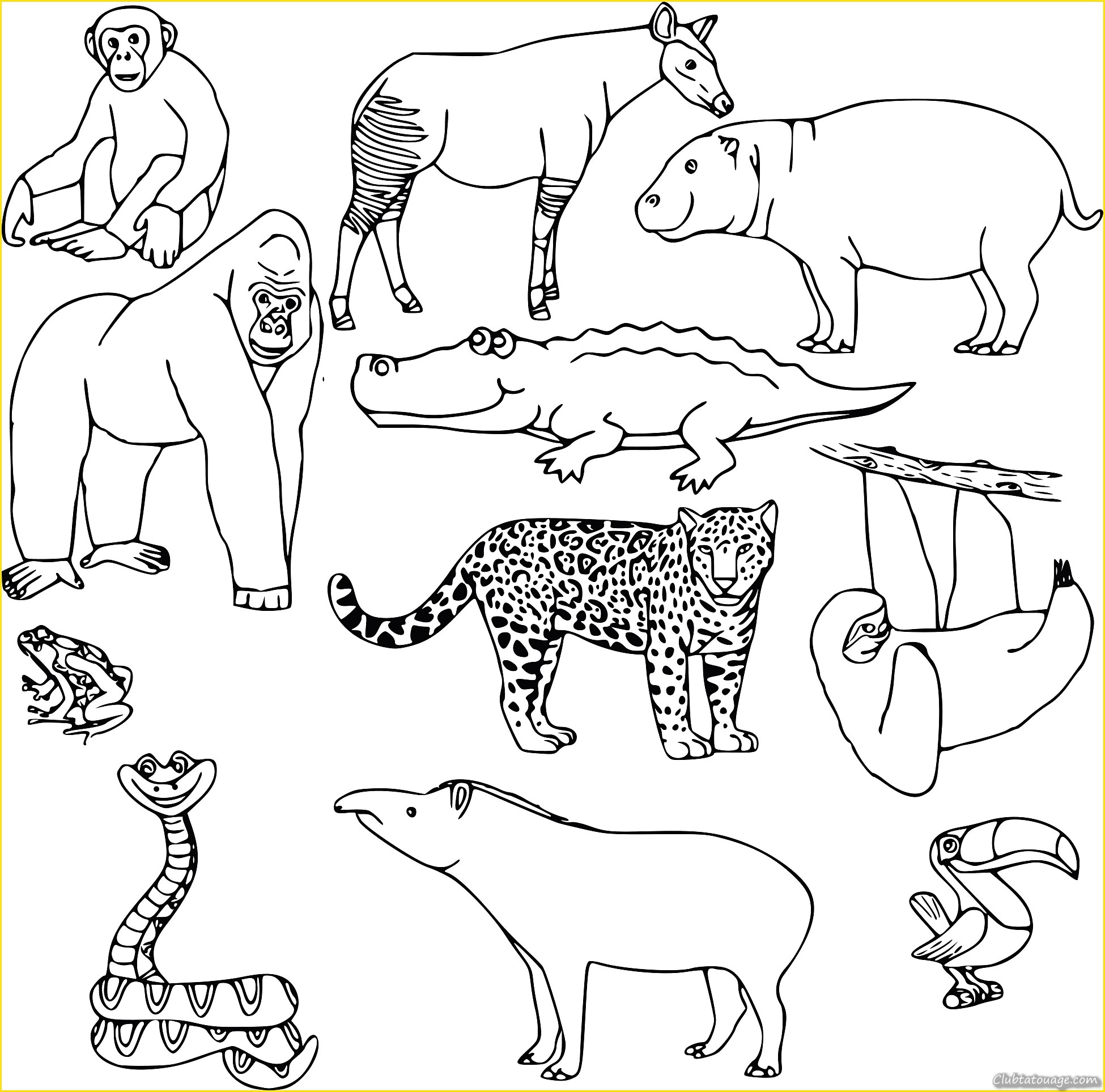 Dessins de tatouages pour imprimer des animaux