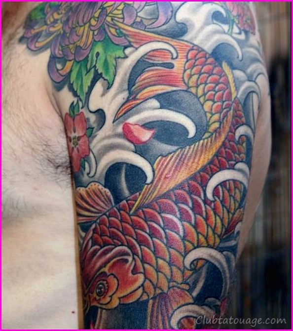 Tatouages et dragons asiatiques